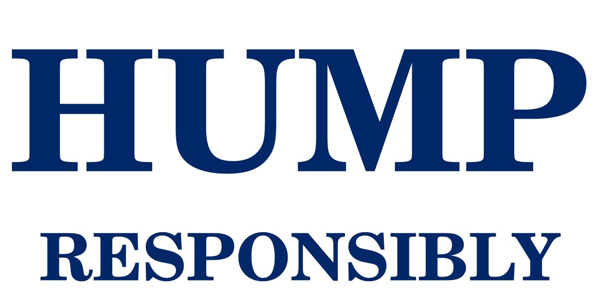HUMP RESPONSIBLY Can Cooler